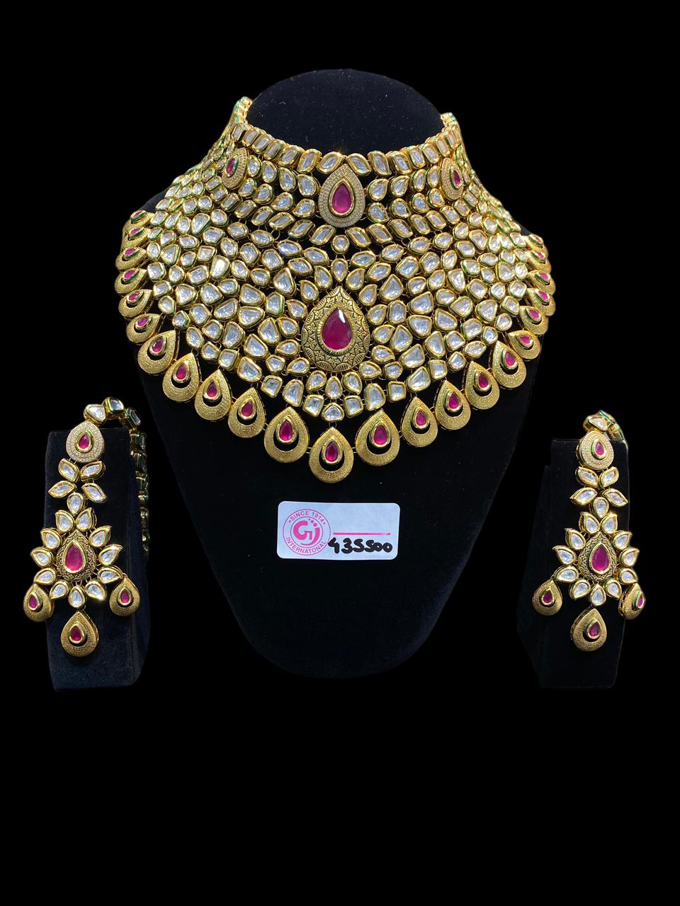 kundan mini bridal heavy set